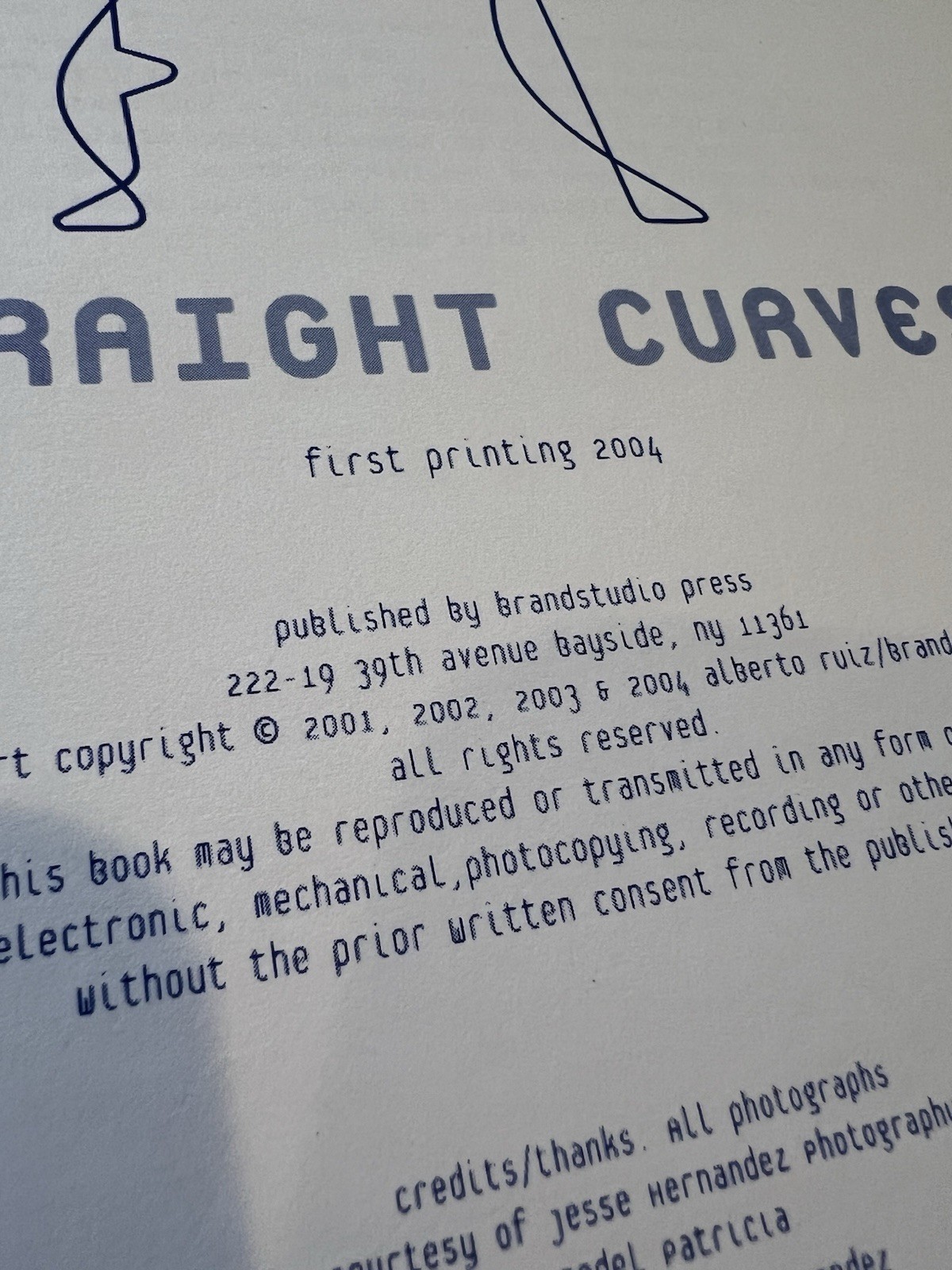 Alberto Ruiz Straight Curves Sketchbook 4 2004 Brandstudio Signed w/ Sketch
