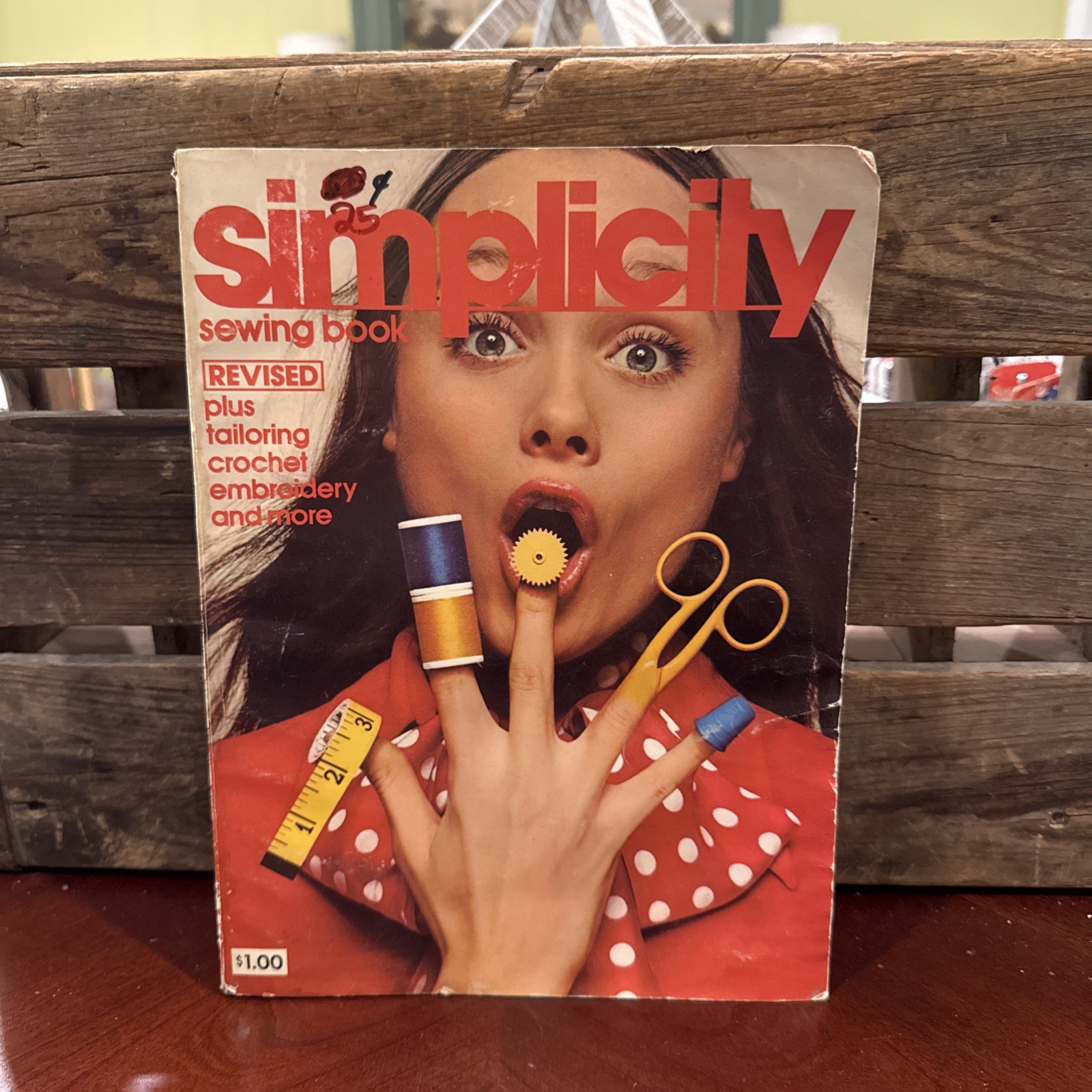 Simplicity Sewing Book 1972 Revised Illustrated 256 pages Vintage Paperback