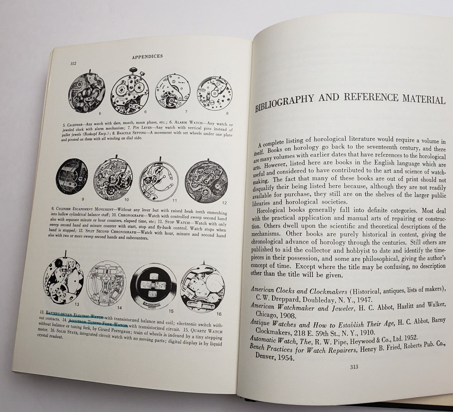 1973 The Watch Repairer’s Manual Henry B. Fried Third Edition No Jacket