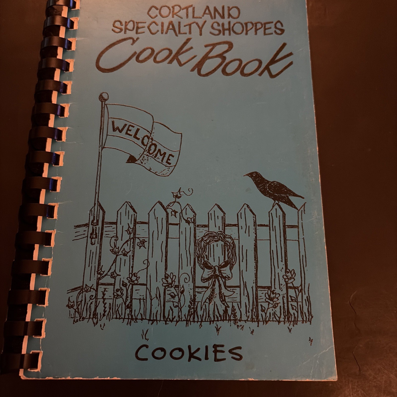 Cortland Speciality Shoppes Cookie Cookbook VTG 1987 Cortland, Ohio 128 Pages