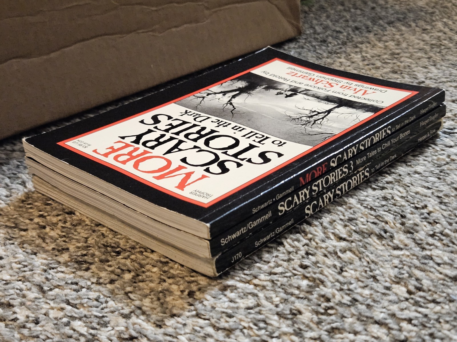 More Scary Stories to Tell in the Dark Book Set 1 2 3 By Alvin Schwartz