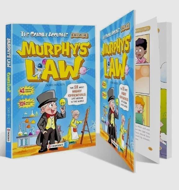 Murphy’s Law Learning Book for Kids 8-12 with 128 Pages Paperback Illustrated