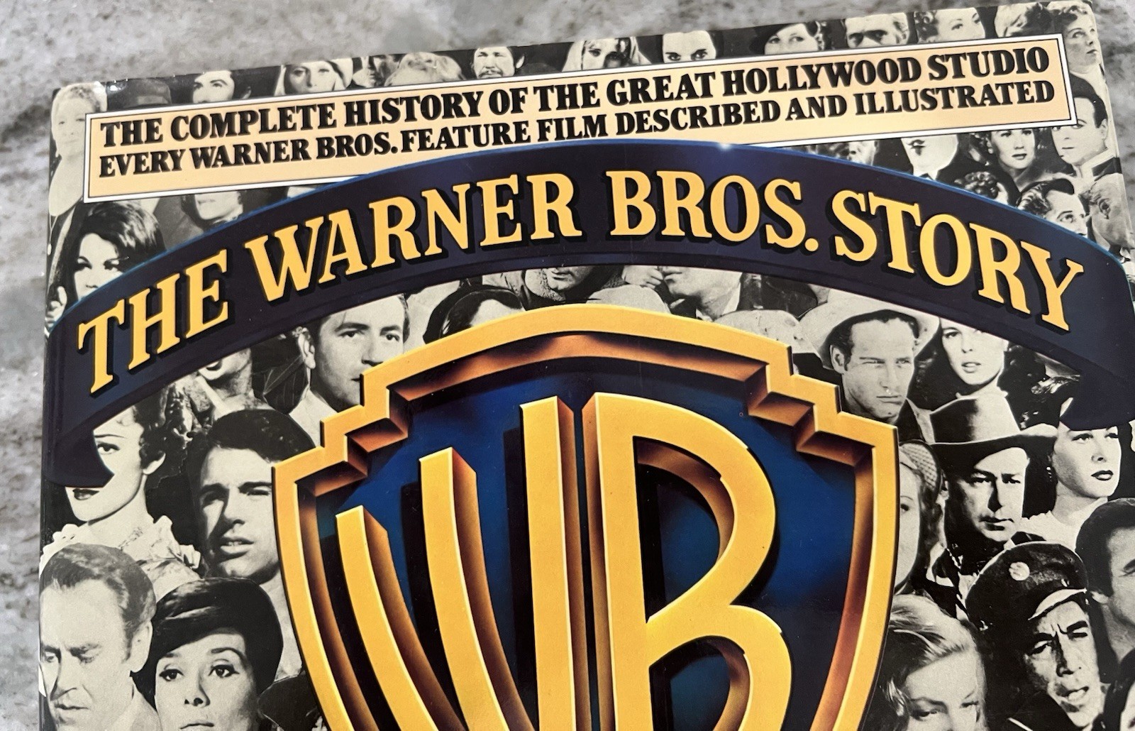 The Warner Brothers Story 1982 Book Clive Hirschhorn Hardcover Vintage 480 Pages