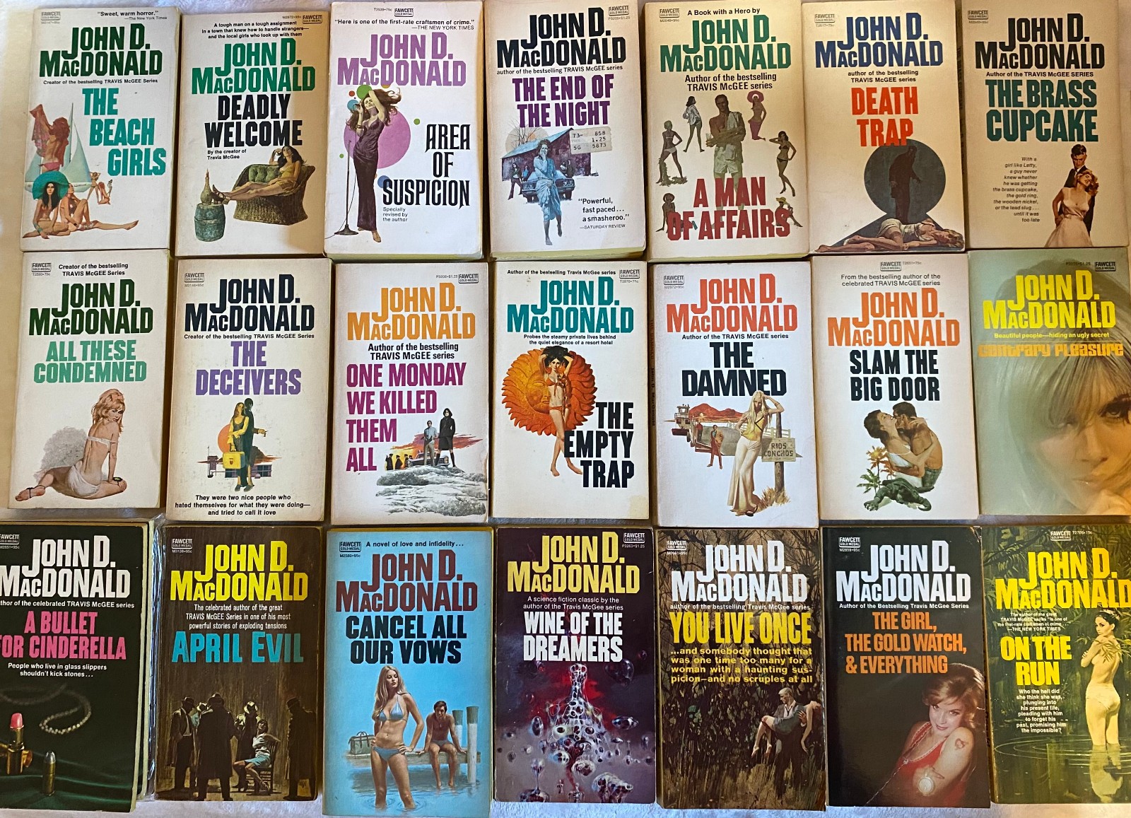 Travis McGee JOHN D MACDONALD CHOOSE AS MANY VG 70s PB Get Flat $4.99 Shipping#4