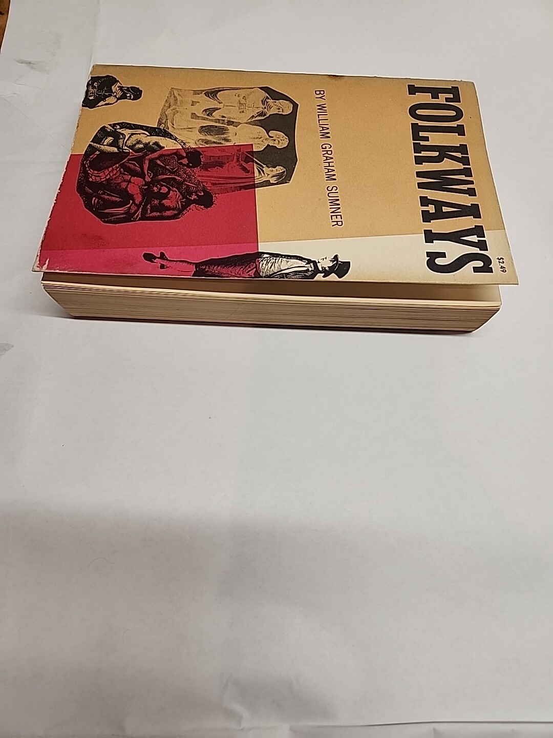 Folkways Paper Back Book by William Graham Sumner Clean Pages