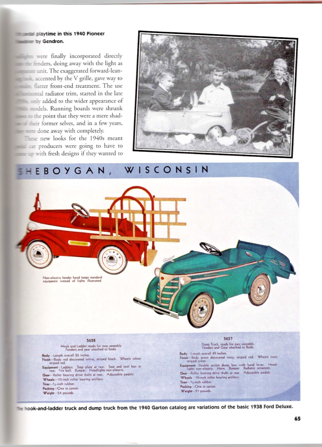 1999 Pedal Cars Larry Bloemker-Robert Genet- Ed Weirick 128 Pages Like New