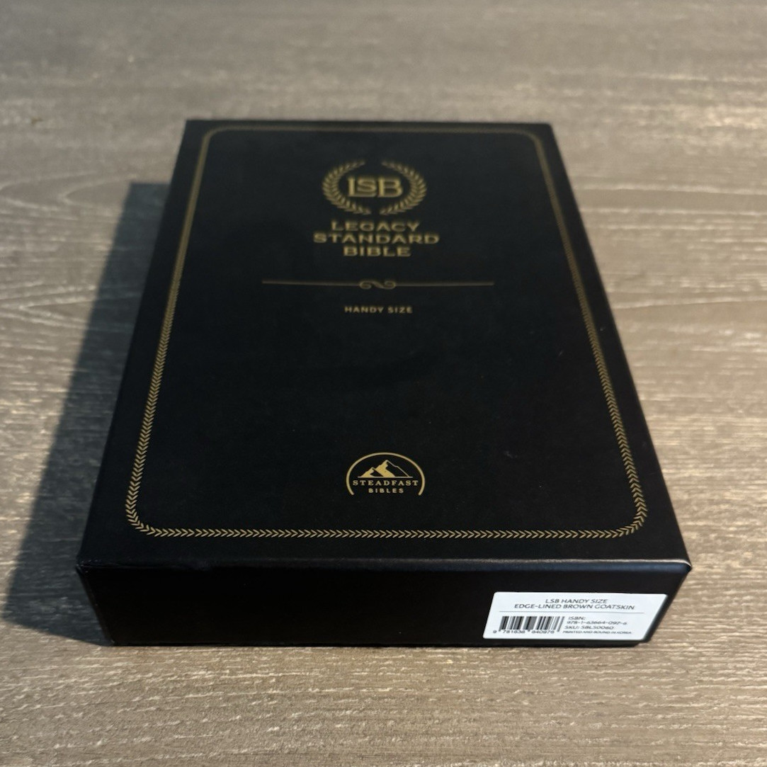 LSB Handy Size Bible Goatskin Special Edition Edge-Lined