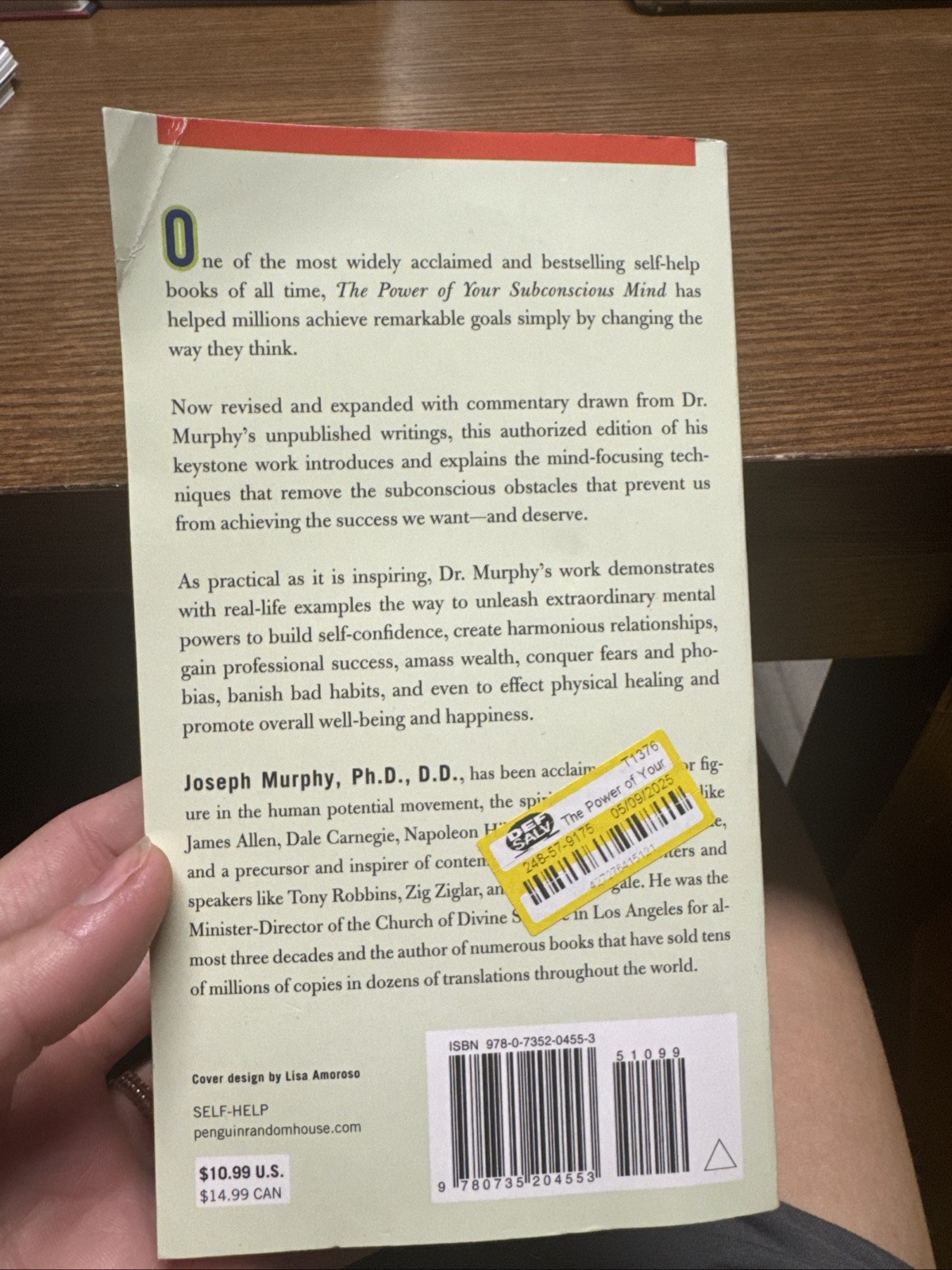 Power of Your Subconscious Mind by Joseph. Murphy (2011, Uk- a Format Paperback)