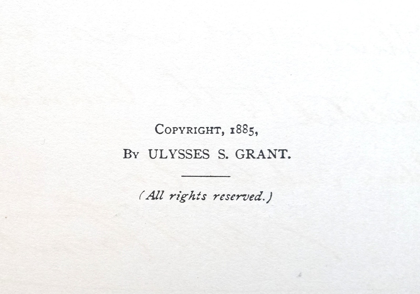 Personal Memoirs Of U.S. Grant ✬1885 Vol.I Antique HC✬ Ulysses Civil War Army