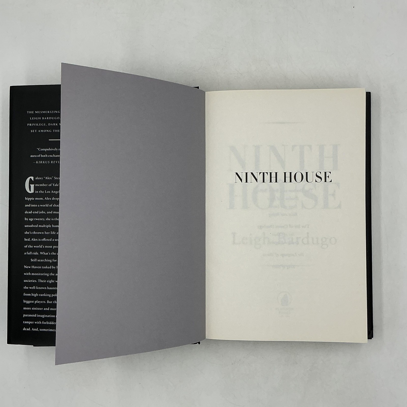Ninth House Leigh Bardugo Flatiron Books Hardcover 2019 First Edition Black