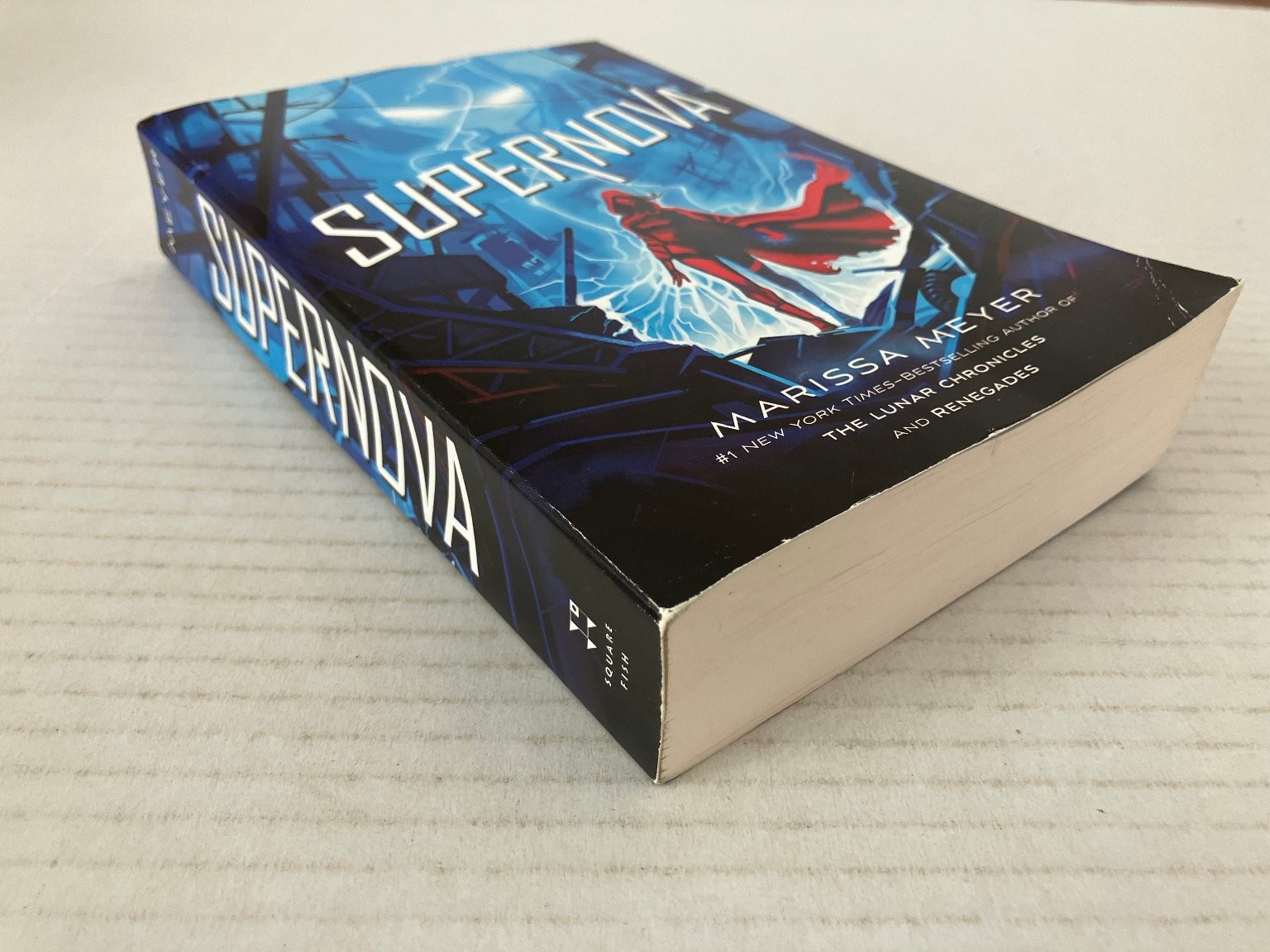 Supernova Marissa Meyer 2021 First Square Fish Edition YA Sci-Fi Paperback