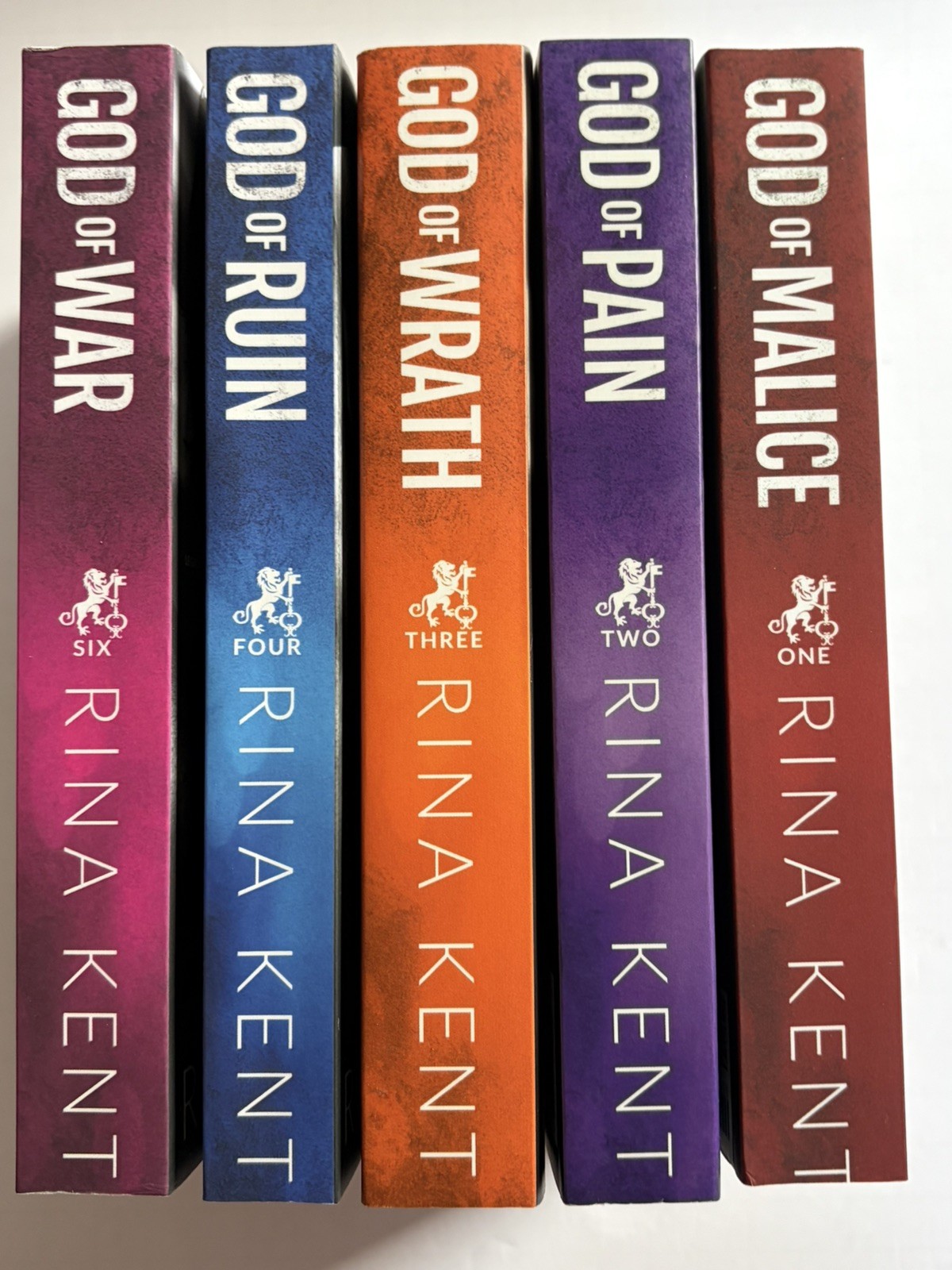 Legacy of Gods Trade PBKs (First Ed/OG Models) #1..#2..#3..#4..#6 Rina Kent/OOP