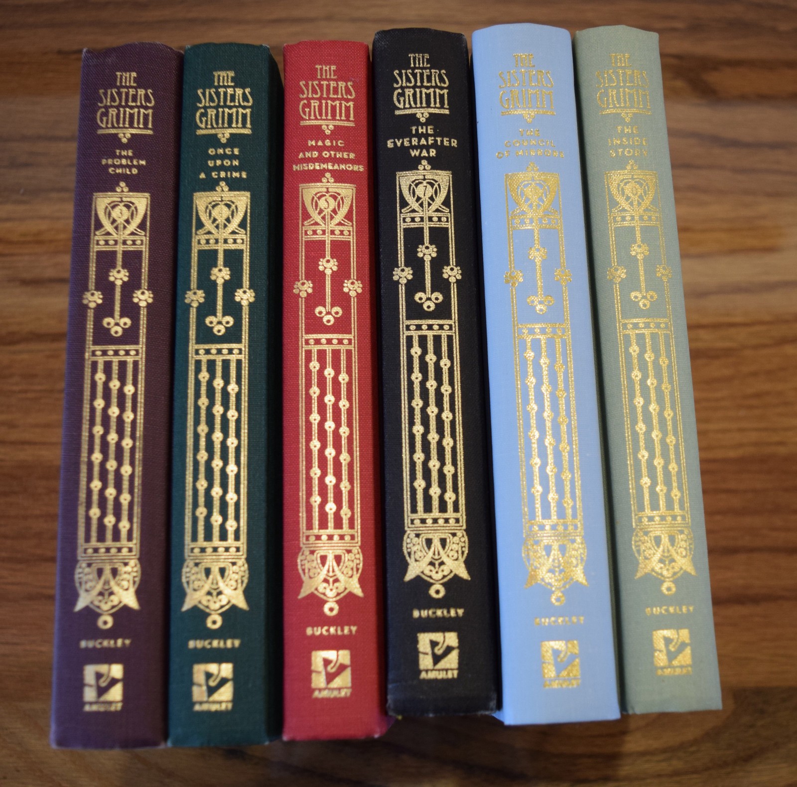 THE SISTERS GRIMM BOOK SERIES LOT VOL. 3, 4, 5, 7, 8, 9, HARDCOVERS, PRE-OWNED
