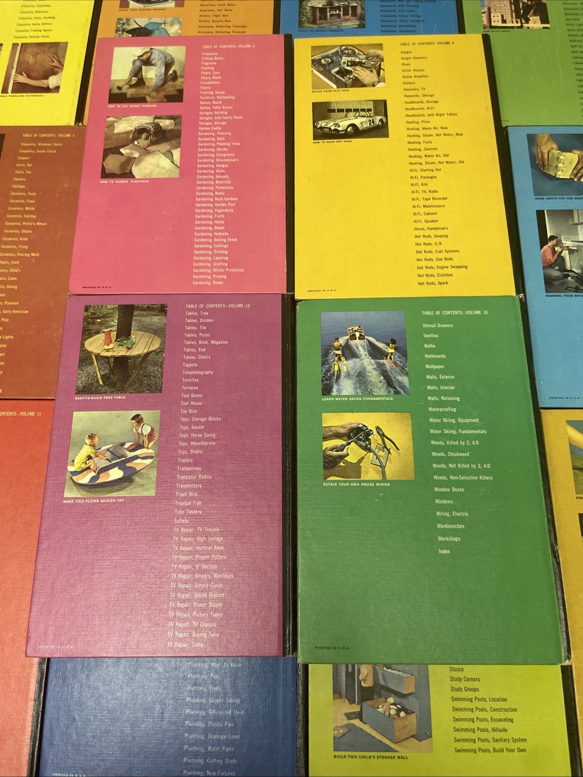 Mechanix Illustrated How To Do It Encyclopedia Volumes 1-16 1961 Complete Set