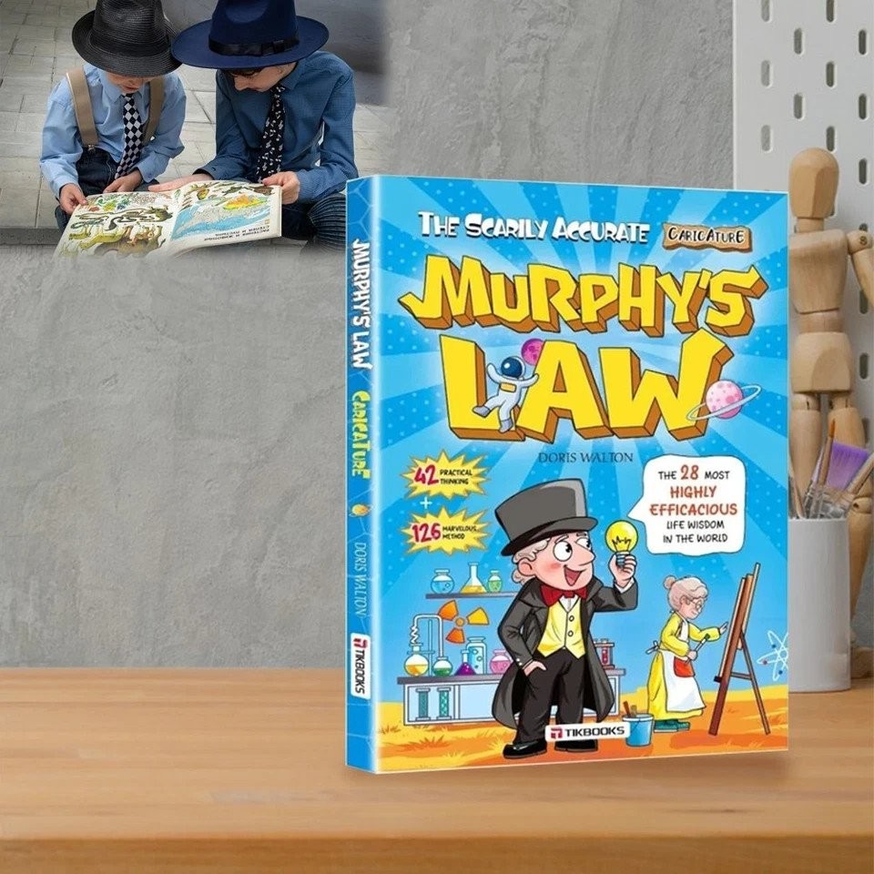 Murphy’s Law Learning Book for Kids 8-12 with 128 Pages Paperback Illustrated TL