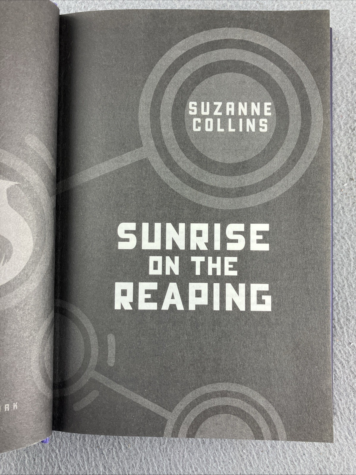 SUNRISE ON THE REAPING Suzanne Collins Hunger Games 1st Edition hardcover
