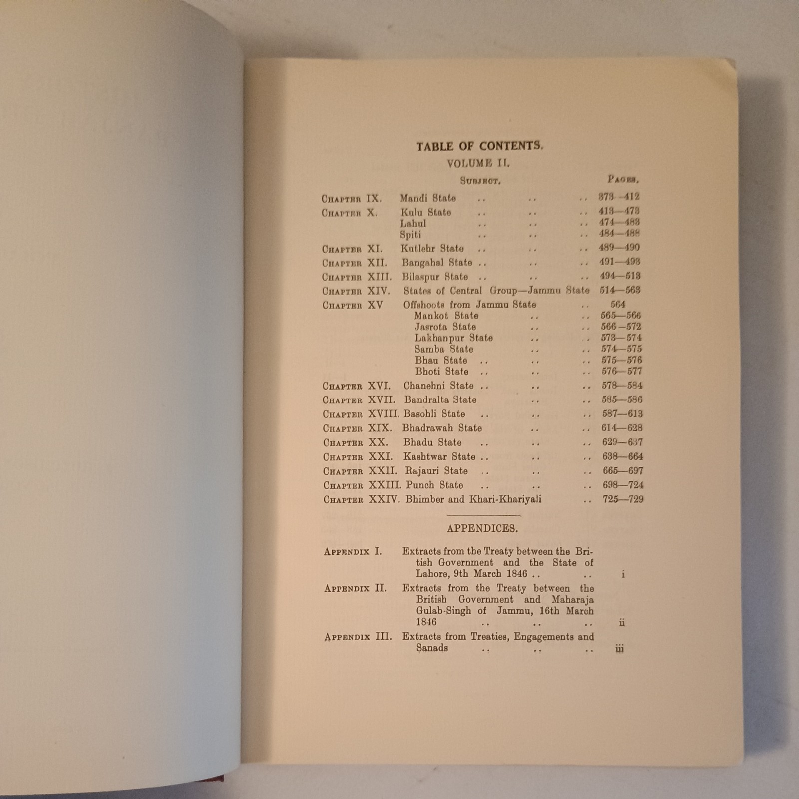 History Of The Panjab Hill States, Vogel, Hutchinson, 1st edition, 2 volumes HB