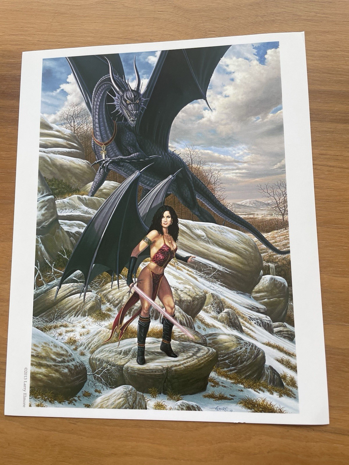 Larry Elmore Black & White Sketchbook – Kickstarter Exclusive PLUS 7 8×11 Prints