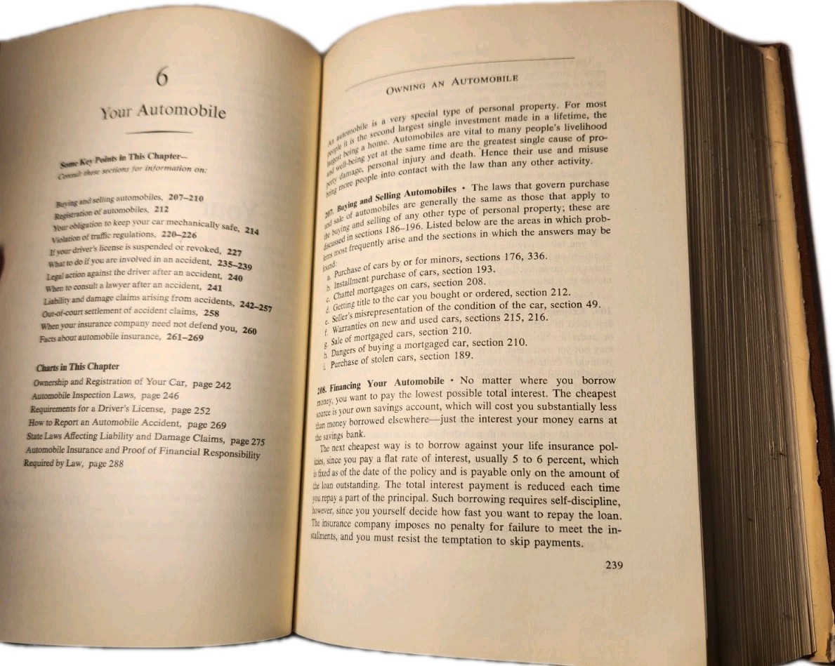 You and the Law, book. Reader’s Digest 1977 Hardcover. 864 Pages