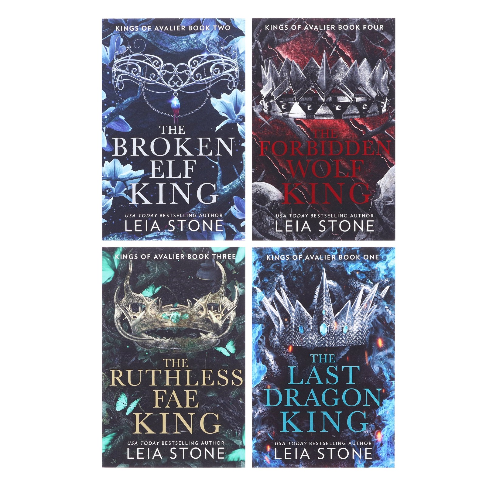 Kings of Avalier Series By Leia Stone 4 Books Collection Set – Fiction – PB