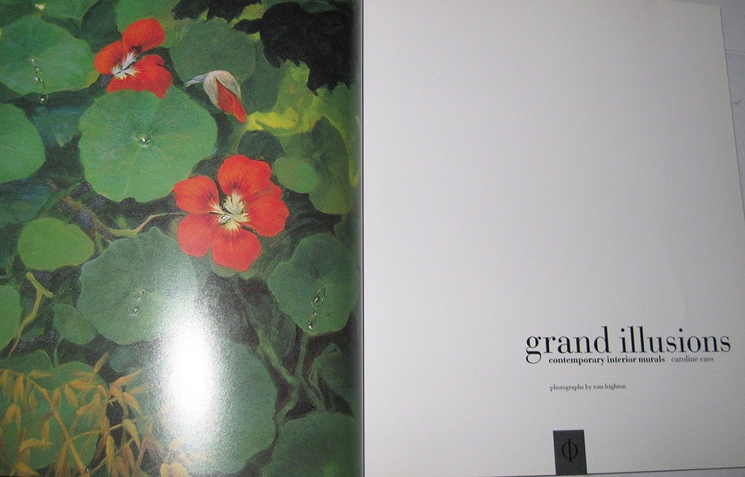 Grand Illusions interior murals paperback book 9.5 in. X 11 in., mint condition