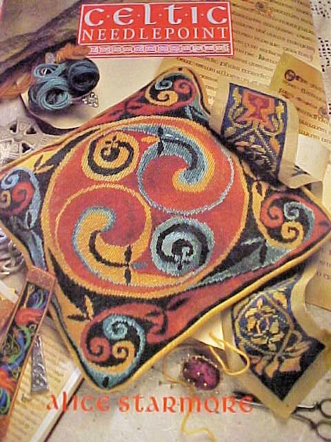 Celtic Needlepoint Alice Starmore Hard Cover 128 Pages Charts Instructions 1994