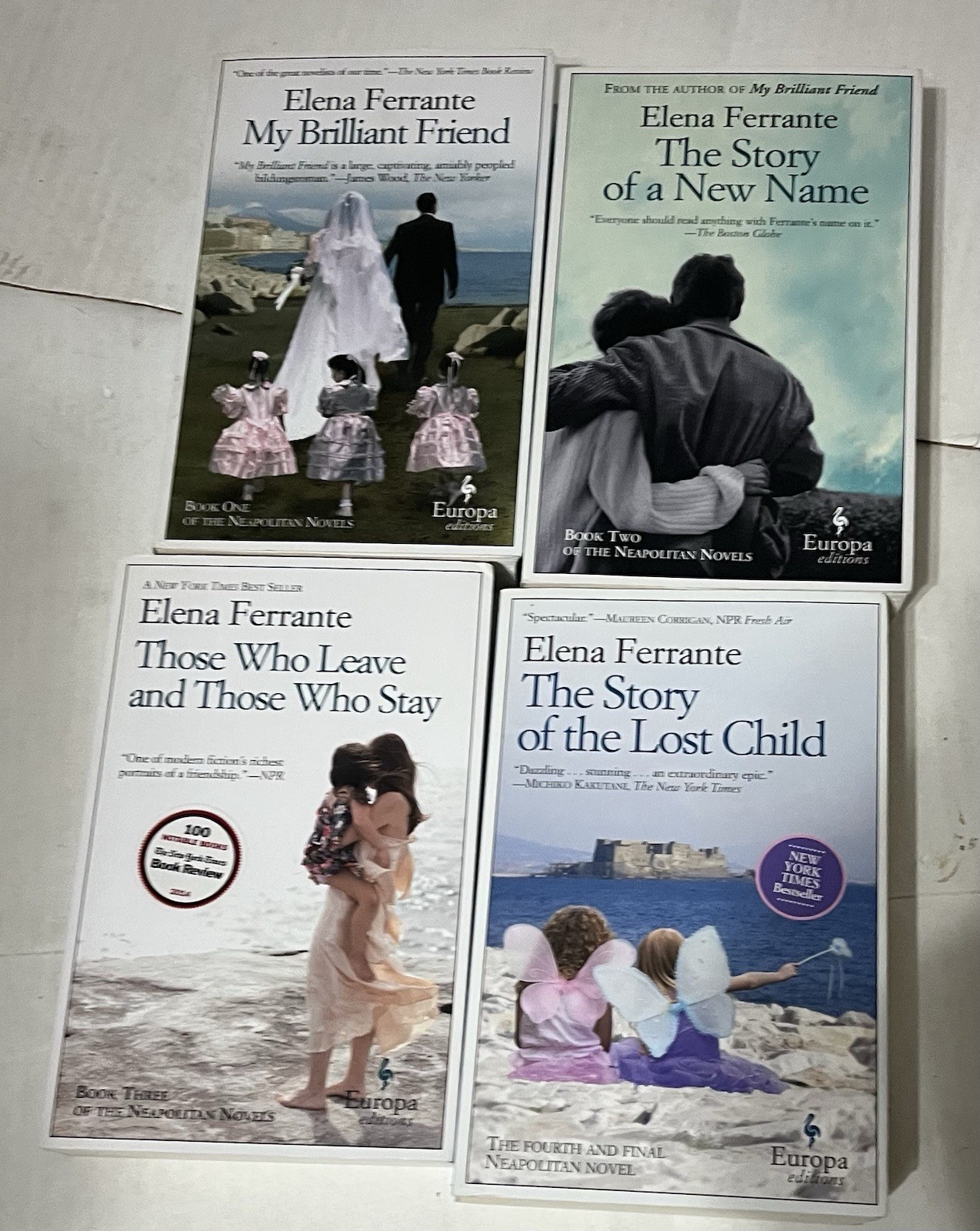 Complete Series Set NEOPOLITAN 1-4 Elena Ferrante Lot My Brilliant Friend 4 PB