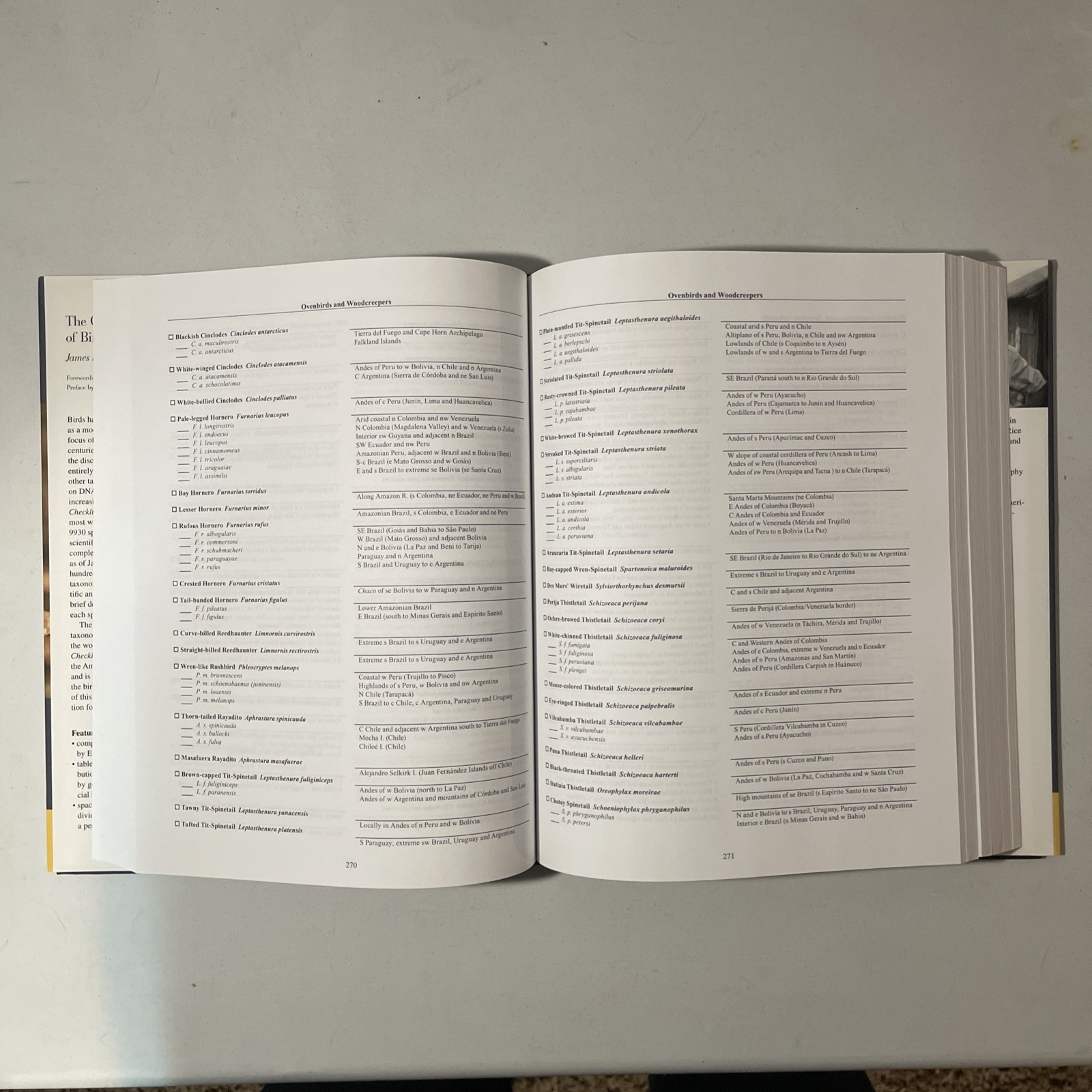 The Clements Checklist of Birds of the World