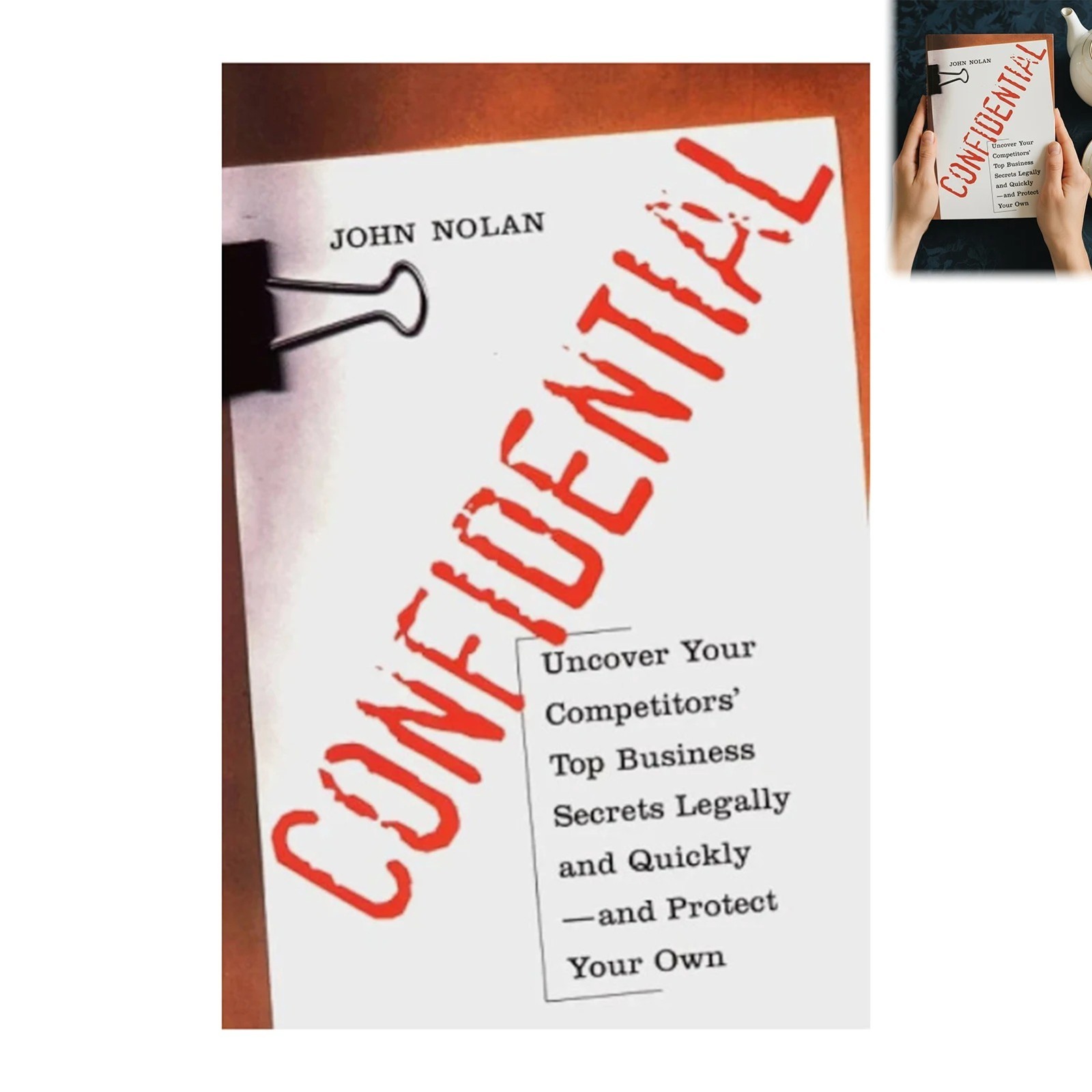 Confidential By John Nolan Paperback Book High Density Plot Suspense Novel For W