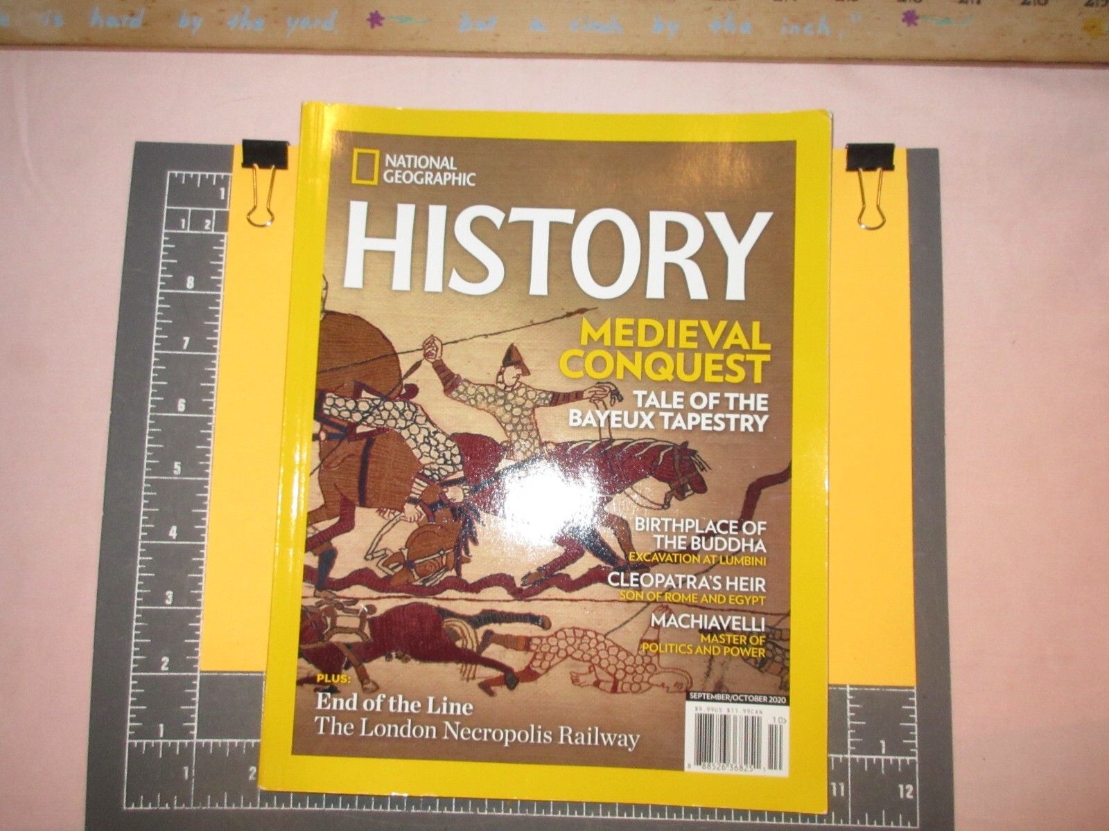 2020 S/O NATIONAL GEOGRAPHIC MAGAZINE~History Medieval Conquest+Bayeux Tapestry