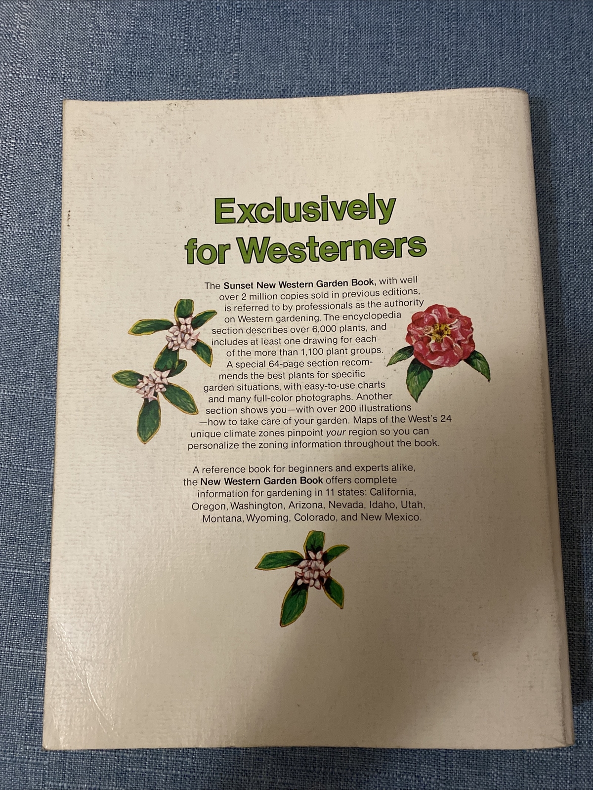 New Western Garden Book by Sunset 1979 Paperback 512 PAGES FREE SHIPPING