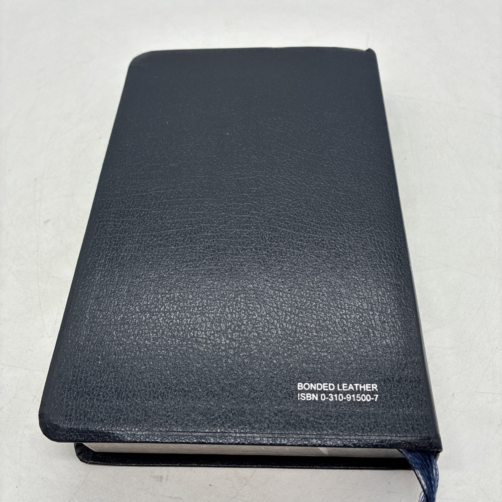 Amplified Bible Zondervan 1987 Bonded Leather Navy Blue Excellent
