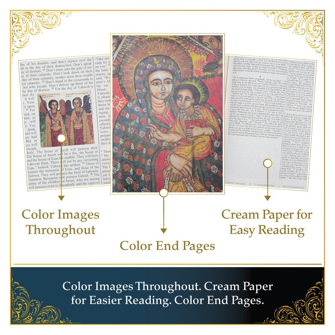 The Most Complete Ethiopian Bible by Asher Wilson, Deluxe Red Letter Edition
