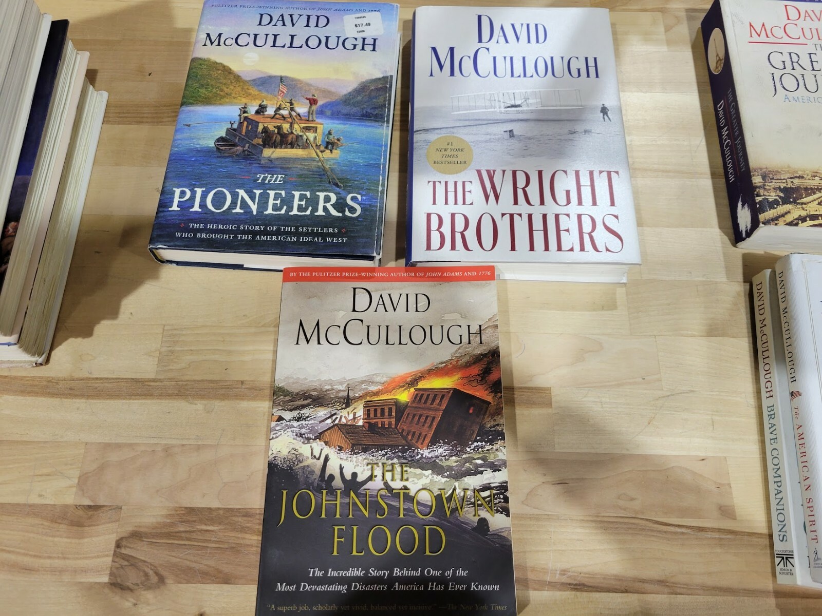 Lot of 11 Books by David McCullough – Paperback & Hardcover