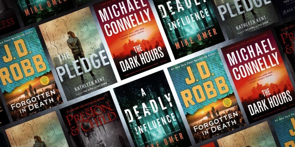 5 Pounds Of Suspense Crime Mystery Thriller Fiction Books Random Mix Lot !!