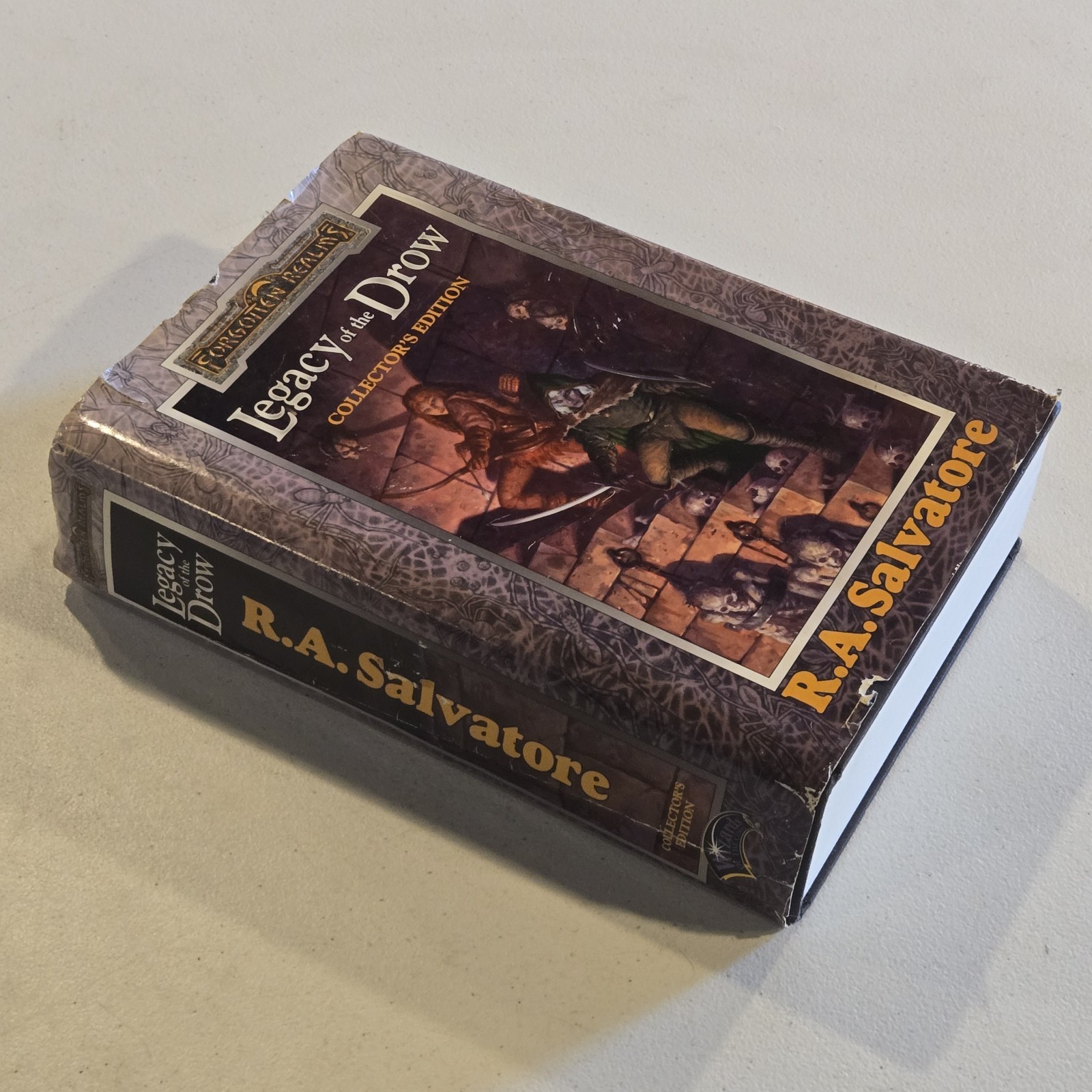 Legacy Of The Drow – R.A. Salvatore HARDCOVER BOOK 2001 COLLECTOR’S EDITION OOP