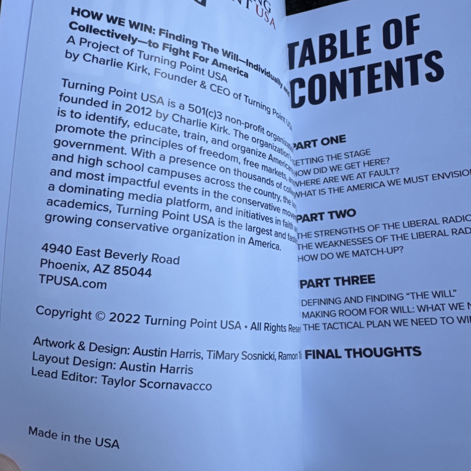 How We Win by Charlie Kirk 2022 Trade Paperback Turning Point