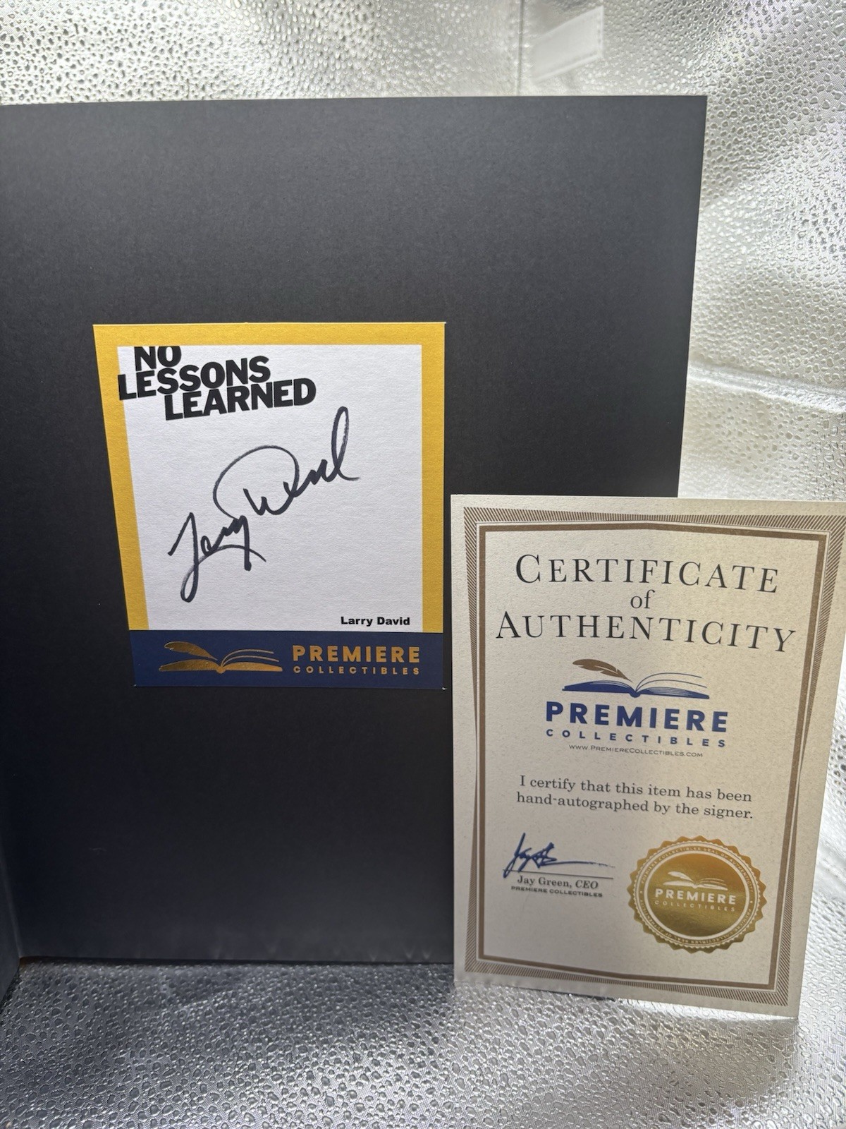 Making of Curb Your Enthusiasm as Told by Larry David Signed In Hand Ships Today