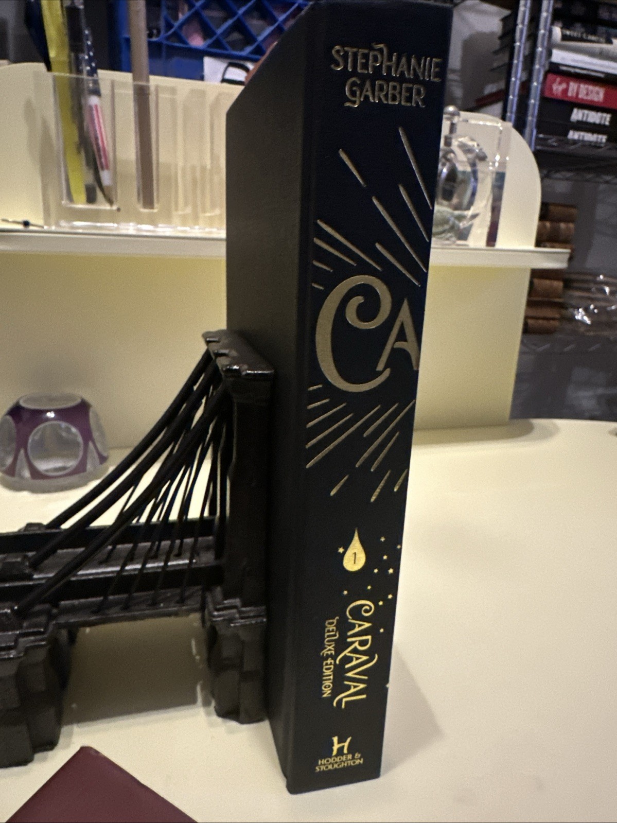 CARAVAL DELUXE EDITION STEPHANIE GARBER HC RARE COLLECTIBLE SIGNED BOOK C3