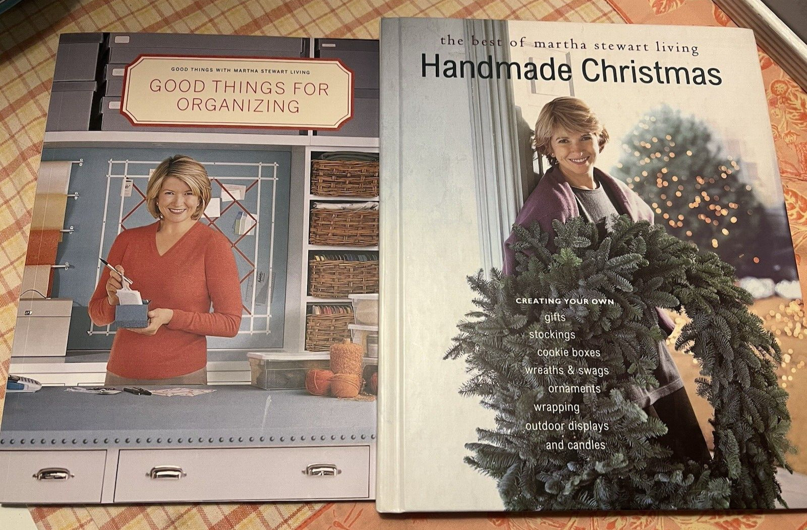 Best of Martha Stewart Living Handmade Christmas & Good Things Organizing Books