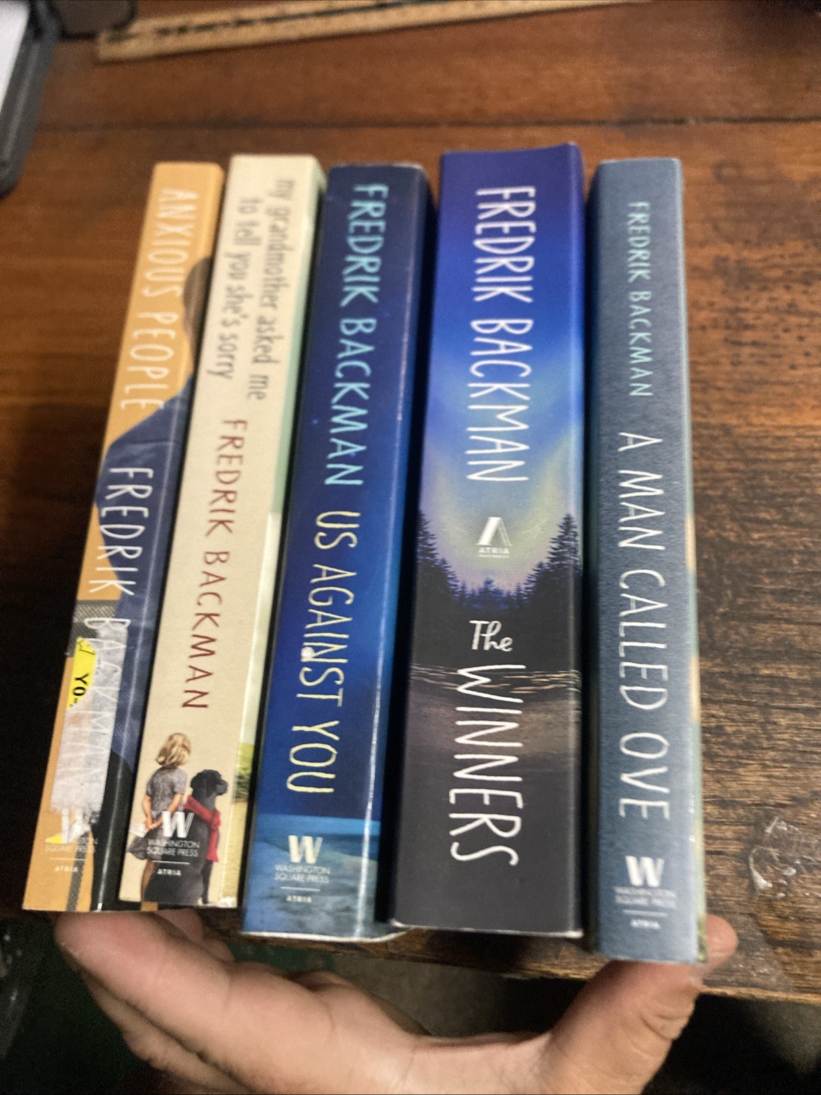 Fredrik Backman Lot of 5 Books Bear Town Man Called Ove Anxious People