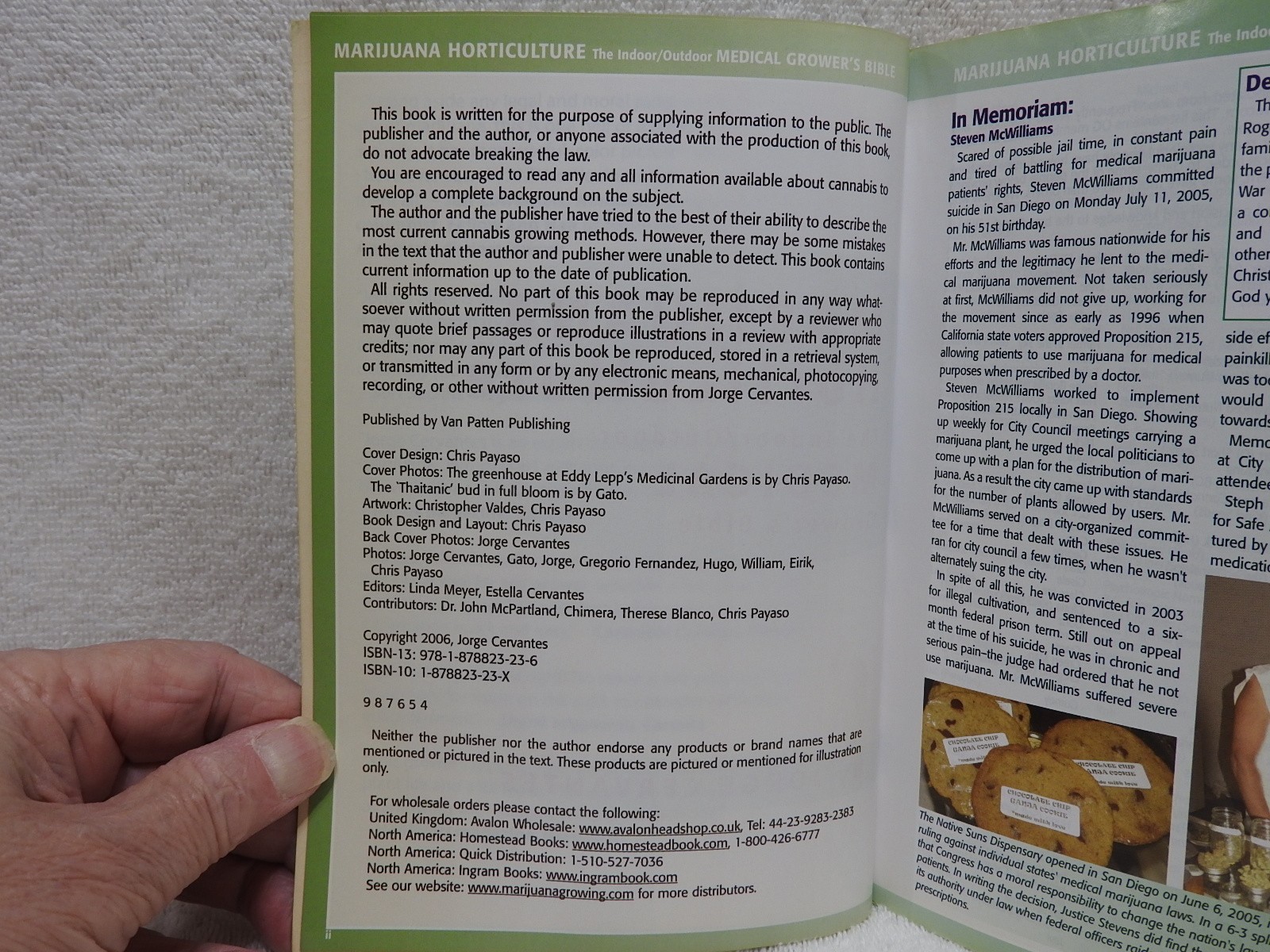 Marijuana Horticulture by Jorge Cervantes 512 Pages Expanded 2006 1st Edition 👀