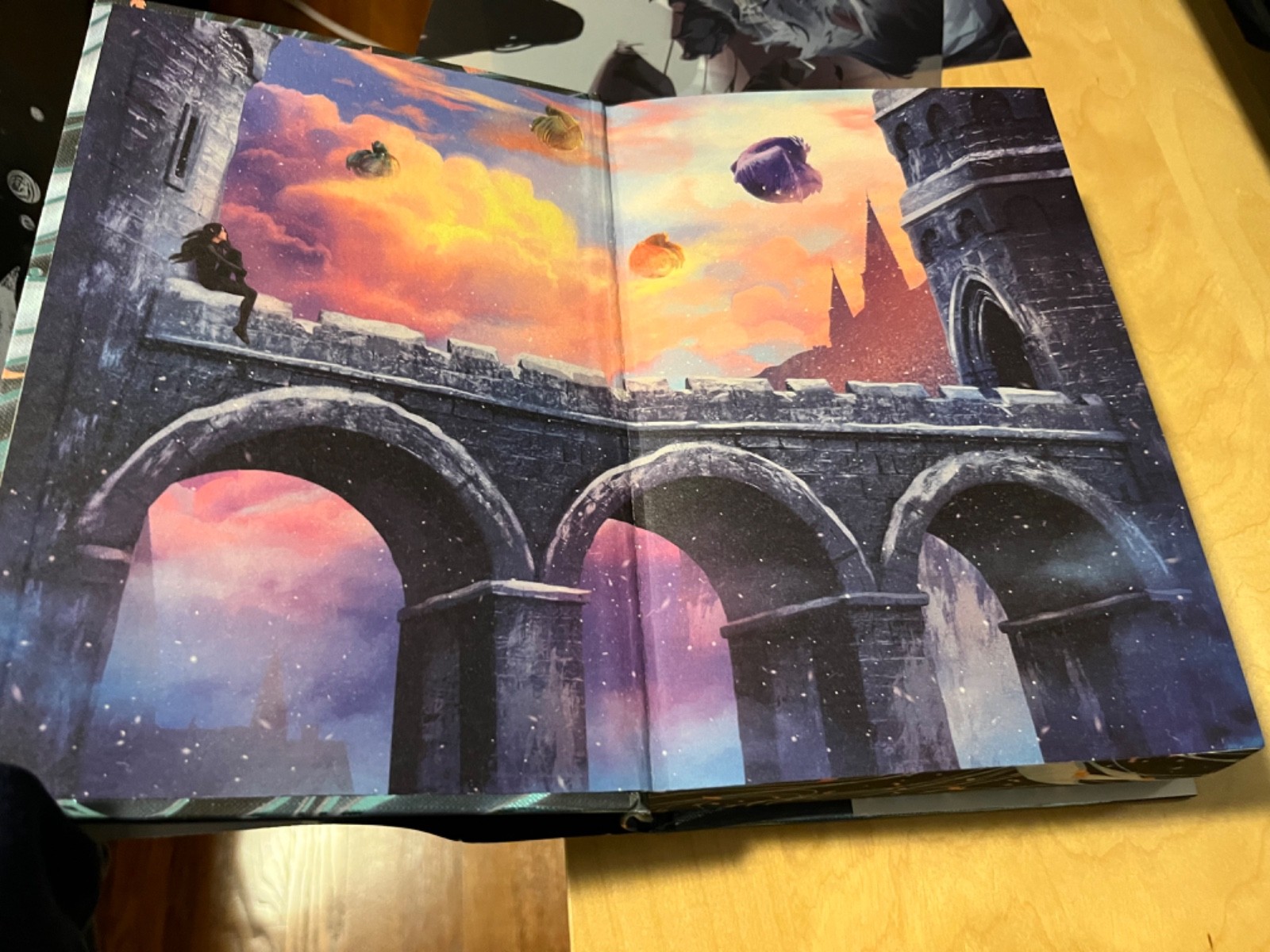 Dreamerwhale signed When the Moon Hatched by Sarah A. Parker & page overlays