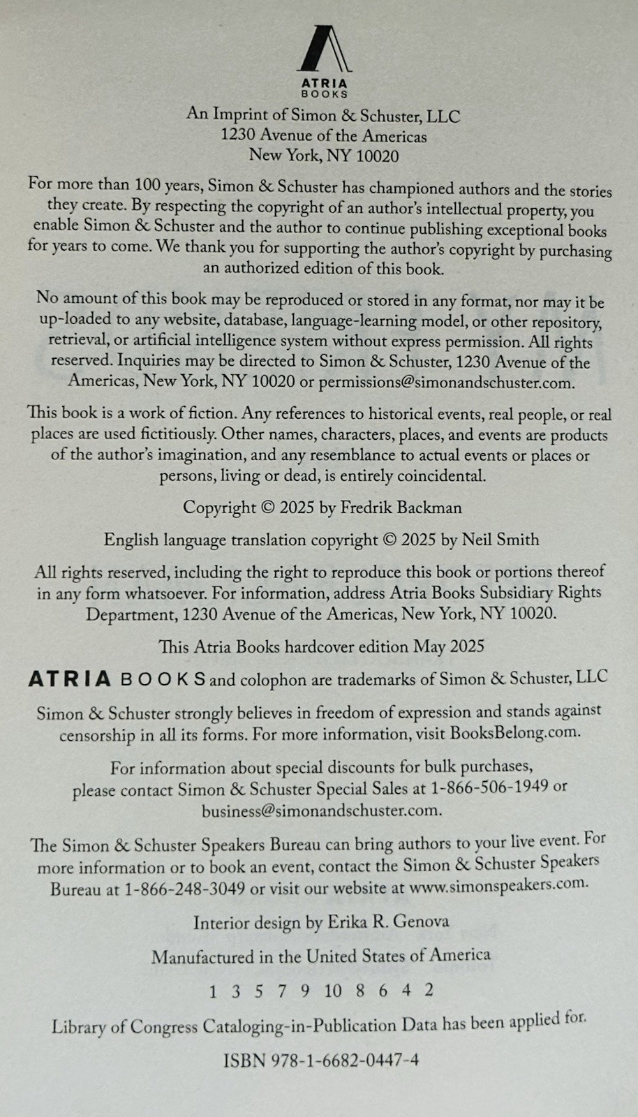 SIGNED Fredrik Backman My Friends: A Novel 1st Ed Atria 2025 HC AUTOGRAPHED New!