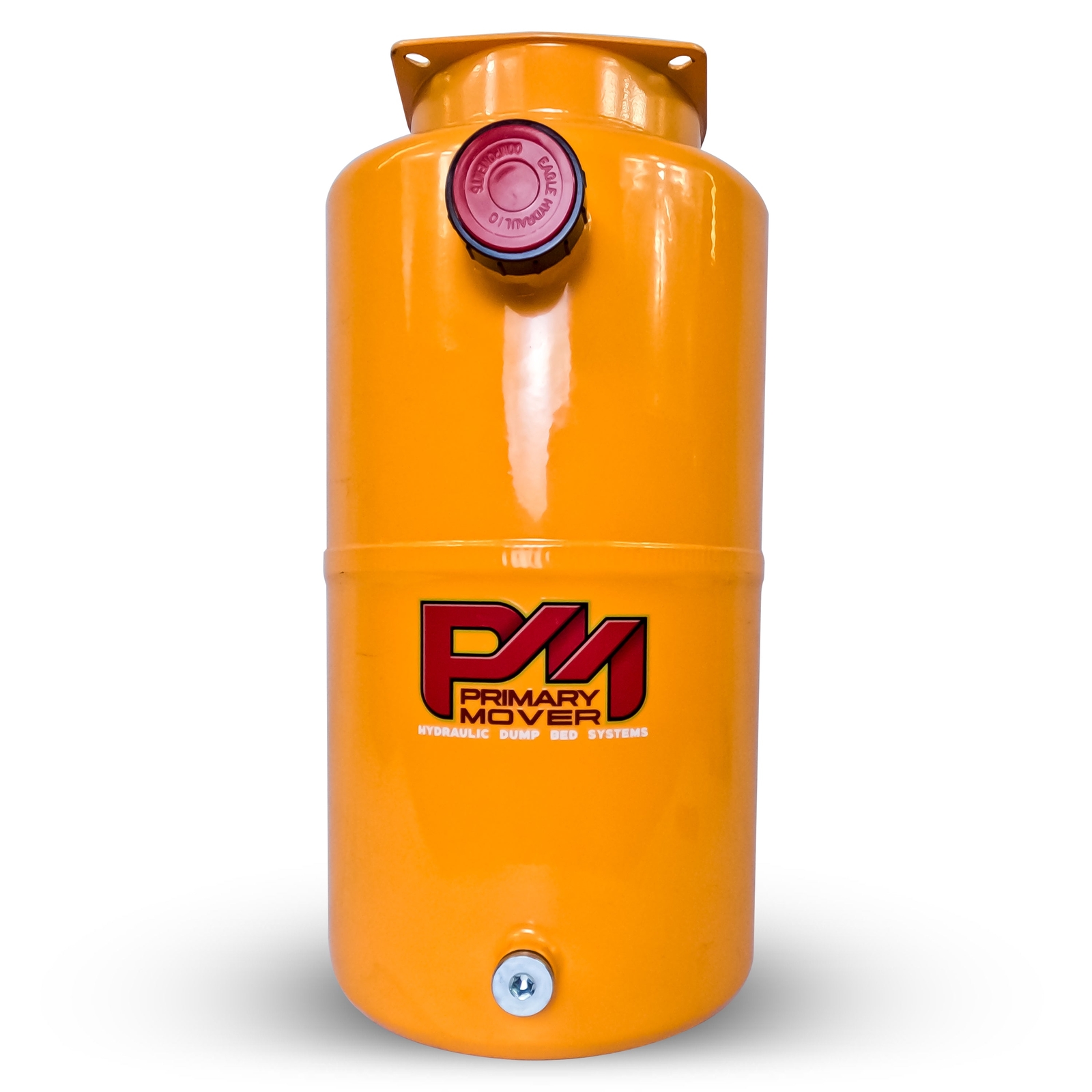 Hydraulic Power Unit Replacement Reservoir 8 Quart Steel Round