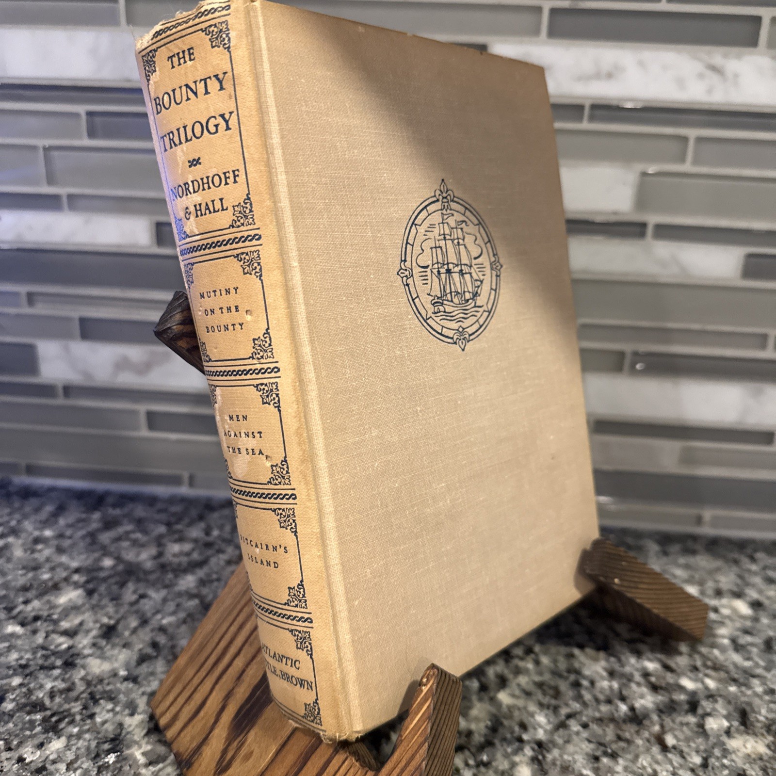 Vintage Nautical Book Lot Bounty Trilogy Wyeth HMS Diamond 1957 Naval Anthology