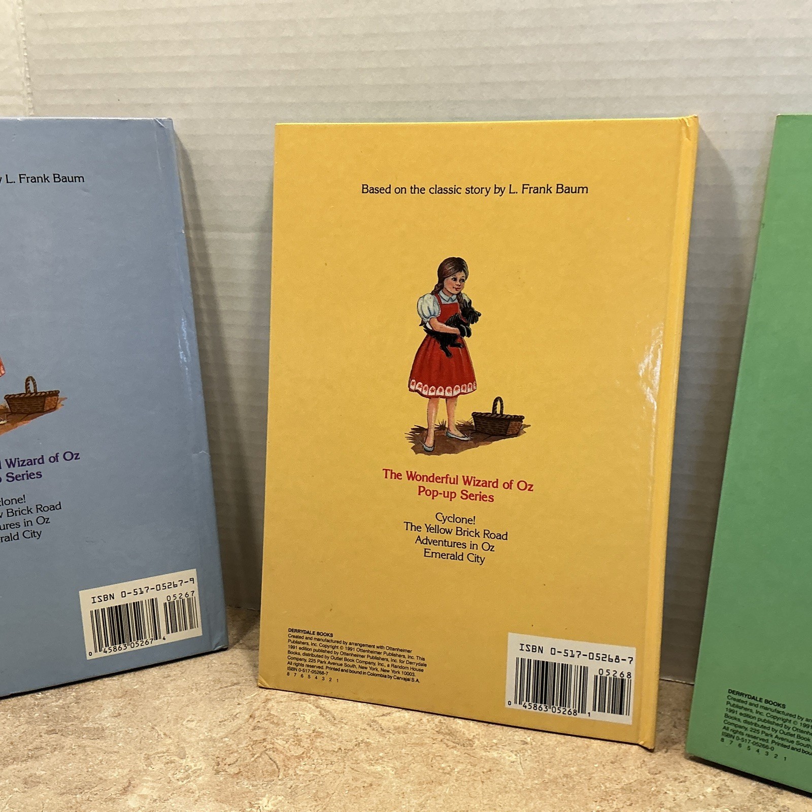 Lot Of 4 The Wizard Of Oz Pop-up Books Derrydale Books 1986 Or 1991