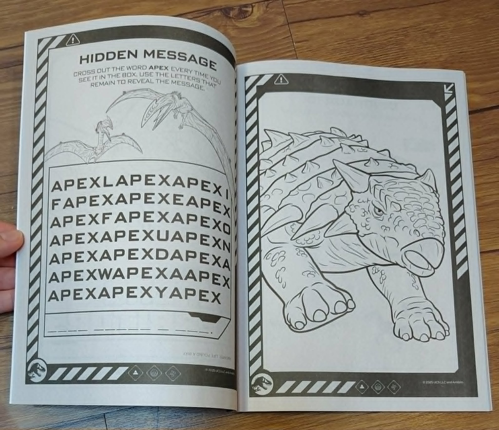 Jurassic World Jumbo Coloring & Activity Dinosaur Book Dinosaurs To Color T-Rex