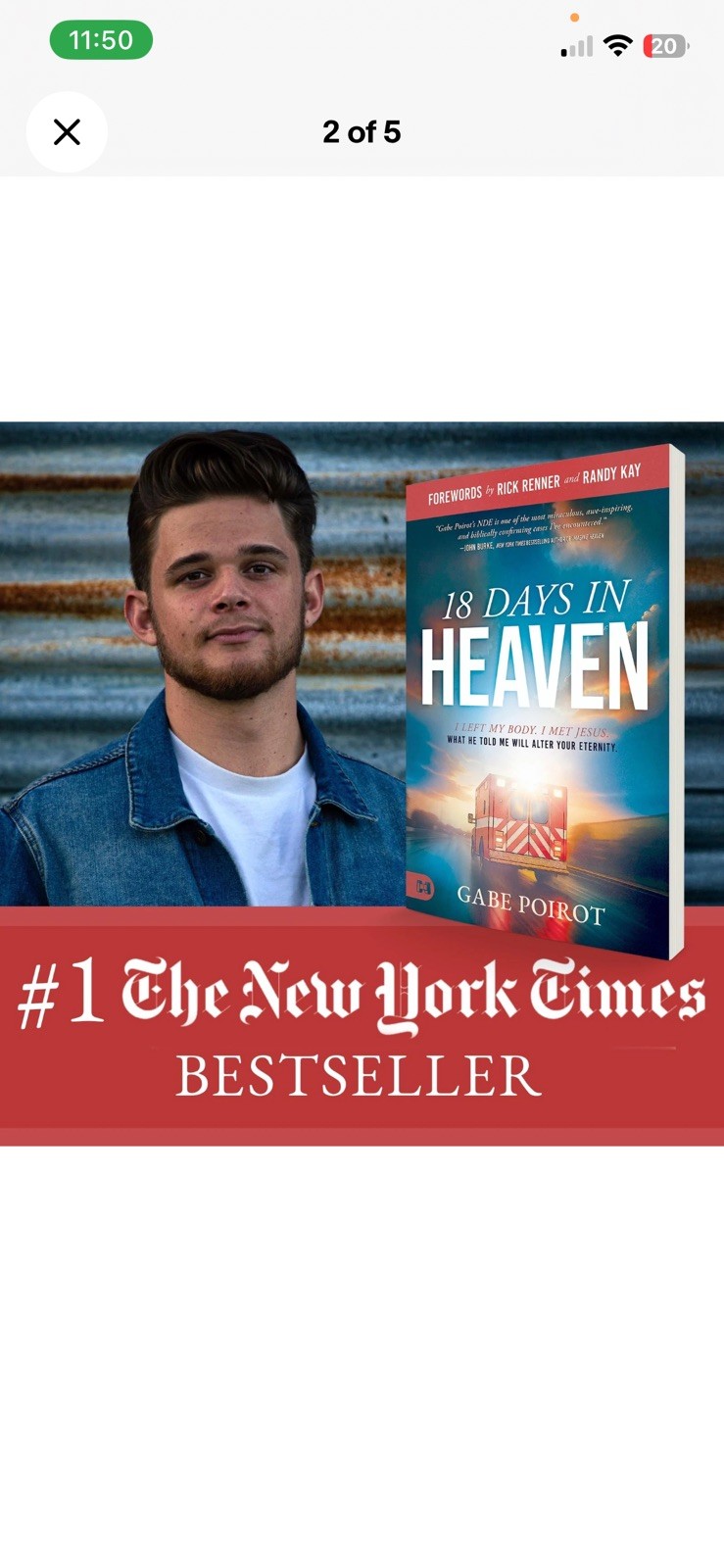 18 Days in Heaven: I Left My Body. I Met Jesus. What He Told Me Paperback 2026