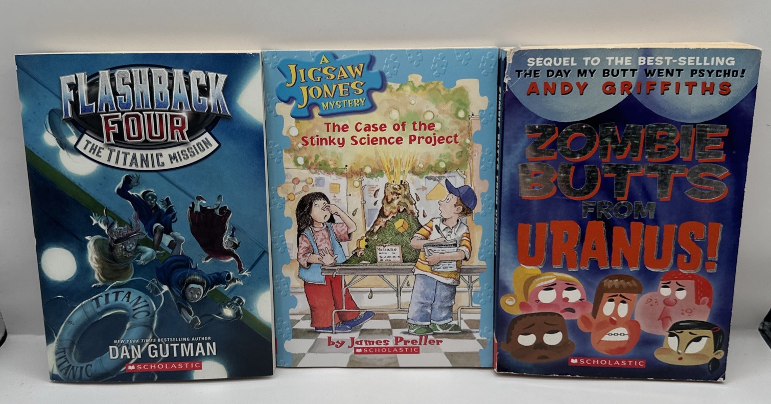 Lot of 21 Softcover Paperback Scholastic & More Children’s Books Guts